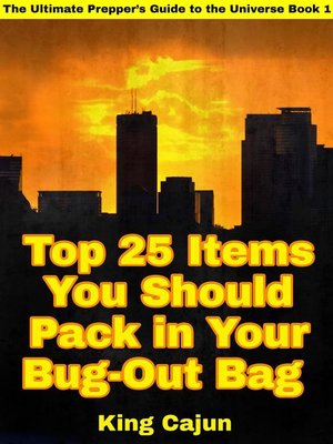 cover image of Top 25 Items You Should Pack in Your Bug-Out Bag